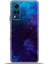 Vivo Y53S Kılıf Esnek Silikon Kamera Koruma 4K Desenli Özel Tasarım - Darkblue Endless 1