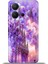 Vivo Y36 4g Kılıf Esnek Silikon Kamera Koruma 4K Desenli Özel Tasarım - Pembe Kale 1