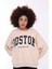 Kadın Bisiklet Yaka Baskılı Sweatshirt 3