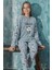 Mint Relax Panda Desenli Kız Çocuk Peluş Pijama Takım 1