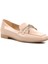 514508 Bej Kadın Loafer Ayakkabı 3