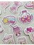Çizgi Film Temalı Pembe Bi Dolu Kutu Sticker / Bullet Journal / Defter Süsleme/ Çıkartma 3