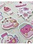 Çizgi Film Temalı Pembe Bi Dolu Kutu Sticker / Bullet Journal / Defter Süsleme/ Çıkartma 5