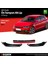 Volkswagen Polo 6 Abs Plastik Ön Tampon Alt Lip Kırmızı Ekli 4 Prç. 2017 Üzeri A+Kalite 2