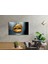 Sarı Dudaklı Kadın Cam Tablo 2