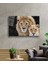 Aslan Hayvan Cam Tablo 4mm Dayanıklı Temperli Cam 2