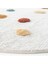 Cool Cotton Ccn 06 Multi Yıkanabilir Kaymaz Tabanlı Naturel Pamuk Dokuma Yuvarlak Bebek Halısı 4