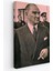 Atatürk Portre Tablosu Mustafa Kemal Atatürk Dikdörtgen Dekoratif Kanvas TABLO-FH-132 1