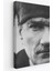 Atatürk Portre Tablosu Mustafa Kemal Atatürk Dikdörtgen Dekoratif Kanvas TABLO-FS-142 1