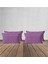 4'lü Kadife Dokulu Kırlent Kılıfı Mor 1