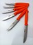 6 Parça El Yapımı Kişiselleştirilebilir Meyve Bıçak Seti ( Renk Çeşitli ) Uzunluk 19 cm 3