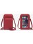 Deri Cep Telefonu Çantası Büyük Kapasiteli Dokunmatik Ekran Bozuk Para Cüzdanı Kadın Crossbody Çanta (Yurt Dışından) 1