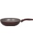 Wok Tava Gri Granit Dış Bordo 28 cm 1