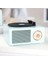 Eski Moda Klasik Vinil Plak Çalar Tarzı Bluetooth Hoparlör Mavi Taşınabilir Stereo Ses Kızlar Için Sevimli Görünümlü Hediye Bas Geliştirme Yüksek Ses Hoparlörü (Yurt Dışından) 3