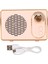 Şarj Edilebilir Eski Bluetooth Hoparlör, Retro Bluetooth 5.0 Hoparlör, Mini Bluetooth Hoparlör Hafıza Kartı Aux USB Kamp Partisi Hediyesi Için Şarj Edilebilir Mp3 Çalar (Pembe) (Yurt Dışından) 2