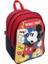 Mickey Mouse Beslenmeli İlkokul Çantası Kırmızı Siyah Wide Who Me 1