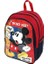Mickey Mouse Beslenmeli İlkokul Çantası Kırmızı Siyah Wide Who Me 2