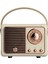 Retro Bluetooth Hoparlör, Vintage Dekor, Taşınabilir Kablosuz Bluetooth Hoparlör, Mutfak Masası Için Sevimli Eski Moda Stil Yatak Odası Ofis Dış Mekan Aksesuarları iPhone Android I (Yurt Dışından) 1