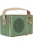 Şarj Edilebilir Eski Bluetooth Hoparlör, Retro Bluetooth 5.0 Hoparlör, Mini Bluetooth Hoparlör Hafıza Kartı Aux USB Kamp Partisi Hediyesi Için Şarj Edilebilir Mp3 Çalar (Yeşil) (Yurt Dışından) 1