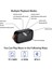 Kablosuz Bluetooth Hoparlör Subwoofer Kablosuz Stereo Fm Radyolu Taşınabilir USB Mini Hoparlör Daha Yüksek Ses Kristal Netliğinde Stereo Ses Zengin Bas (Kırmızı) (Yurt Dışından) 2