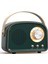 Retro Bluetooth Hoparlör, Fm Radyolu Sevimli Mini Hoparlör, Ev Dış Mekan Seyahati Için Tws'li Taşınabilir Kablosuz Hoparlör, Kitaplık Hoparlörü, Klasik Dekor, Kızlar, Gençler, Kadı (Yurt Dışından) 1