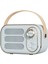 Retro Bluetooth Hoparlör, Yüksek Ses Seviyesine Sahip Vintage Taşınabilir Kablosuz Bluetooth Hoparlörler Bluetooth 5.0 Desteği Tf Kartı U Disk Aux Girişi Mutfak Yatak Odası Ev Ofis (Yurt Dışından) 1