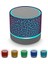 Taşınabilir Kablosuz Mini Bluetooth Hoparlör, LED Işıklı Süper Bas Stereo Şarj Edilebilir Hoparlör (Yurt Dışından) 1