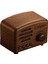 Kablosuz Taşınabilir Hoparlör Bluetooth Hoparlörler Vintage Stil Mini Bluetooth Uyumlu Ev Masaüstü Ofis Için Açık Bluetooth Hoparlörler Kahverengi (Yurt Dışından) 1
