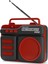 Retrobox Mini Rtx-10 - Fm Radyolu Bluetooth Hoparlörler, USB Sürücü, Mikro Sd Kart Mp3 Çalar, 3,5 mm Aux Jakı - Şarj Edilebilir Müzik Cihazı, 12 Saate Kadar Çalma Süresi, 2" Tam Ar (Yurt Dışından) 1