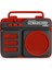 Retrobox Mini Rtx-10 - Fm Radyolu Bluetooth Hoparlörler, USB Sürücü, Mikro Sd Kart Mp3 Çalar, 3,5 mm Aux Jakı - Şarj Edilebilir Müzik Cihazı, 12 Saate Kadar Çalma Süresi, 2" Tam Ar (Yurt Dışından) 3