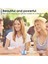 Taşınabilir Kablosuz Bluetooth Hoparlör, Dahili Mikrofon, Ahizesiz Arama, Aux Hattı, Tf Kartı, Iphone, iPad Android Akıllı Telefon ve Daha Fazlası Için Hd Ses ve Bas (Mavi) (Yurt Dışından) 4