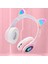 Bluetooth Kablosuz Kulaklıklar Kedi Kulak Kızdırma Işık Stereo Bas Kask Çocuk Oyun Kız Hediyeler Pc Telefon Kılıfı Oyun Kulaklığı (Yurt Dışından) 3