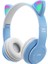 P47M Kulaklık Bluetooth Kablosuz Kulaklıklar Kedi Kulak Kız Kulaklık Oyun Pc Için Tws Müzik Kulakiçi Işitme Cihazı Mic ile Handfree (Yurt Dışından) 1