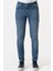 Pavia J2408 Regular Fit Likralı Pamuklu 5 Cep Jean Pantolon Lacivert 1