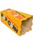 Patlamış Mısır Cips Popcorn Kutusu 1500'lü Paket 6X6X16 cm Krome Karton Baskılı Ambalaj 3