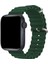 Akıllı Saat Watch için Uyumlu 42MM 44MM 45MM 49MM 1/2/3/4/5/6/se/7/8/ultra Akıllı Saat Silikon Kordon ve Kayışı Asker Yeşili 2