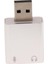 Ses Ses Kartı Adaptörü USB 2.0 - 3,5 mm Stereo Kulaklık/ 7.1 Ch (Yurt Dışından) 3