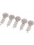 5 Kristal Çiçek Bezemeler Rhinestone Düğme Flatback Düğün Dekorları (Yurt Dışından) 4