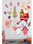 Sevimli Noel Baba ve Arkadaşları Çocuk Odası Stickeri 2