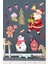 Sevimli Noel Baba ve Arkadaşları Çocuk Odası Stickeri 5