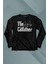 The Godfather Cat Father Catfather Baba Kedi Uzun Kollu Tişört Baskılı T-Shirt 1