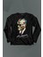 Karizma Gözlüklü Gazi Mustafa Kemal Atatürk Portresi Uzun Kollu Tişört Baskılı T-Shirt 1