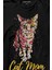 Cat Mom Kedi Mother Annesi Sevimli Masum Renkli Kedi Çizim Silüeti Uzun Kollu Tişört Baskılı T-Shirt 2