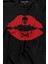 Korsan Skull Kuru Kafa Dudak Öpücük Kiss Me Uzun Kollu Tişört Baskılı T-Shirt 2