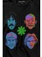 Rhcp Red Hot Chilli Peppers Faces Çizim Yüz Logo Flea Uzun Kollu Tişört Baskılı T-Shirt 2