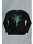 Nature Hayat Ağacı Kuru Ağaç Silüeti Uzun Kollu Tişört Baskılı T-Shirt 1