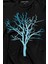 Nature Hayat Ağacı Kuru Ağaç Silüeti Uzun Kollu Tişört Baskılı T-Shirt 2
