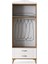 Sahra 2 Kapılı 2 Çekmeceli Gardrop Elbise Dolabı 80X48X210CM 2