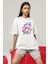 Number Bear Tasarım Baskılı Oversize T-Shirt 1