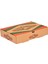 Oluklu Pide Kutusu 100'lü Paket 17X25,5X5 cm Krome Karton Baskılı Ambalaj 2
